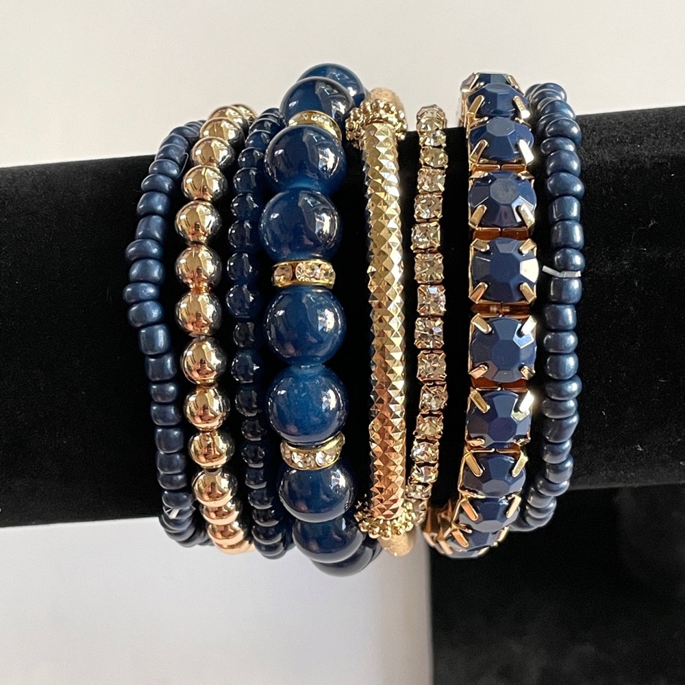 Bohemian Stackable Bead Stretch Bracelets